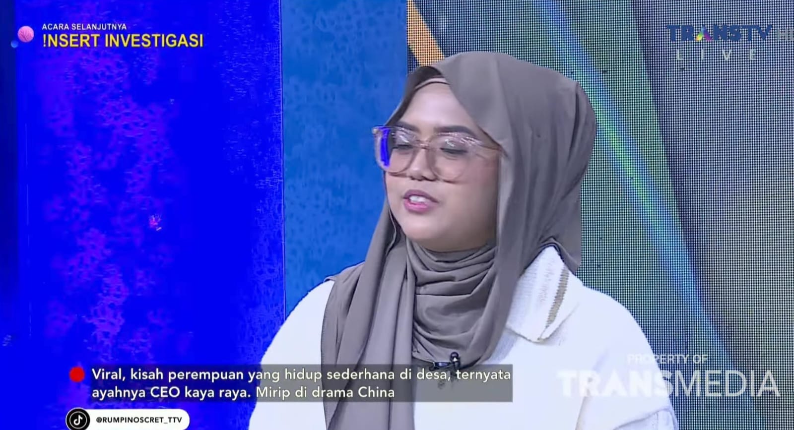 Heffy menjadi bintang tamu Rumpi No Secret